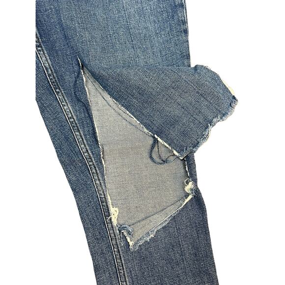 Abercrombie & Fitch AF Jeans The SKinny High Rise Curve Love Distressed Grunge 6 - Picture 3 of 6